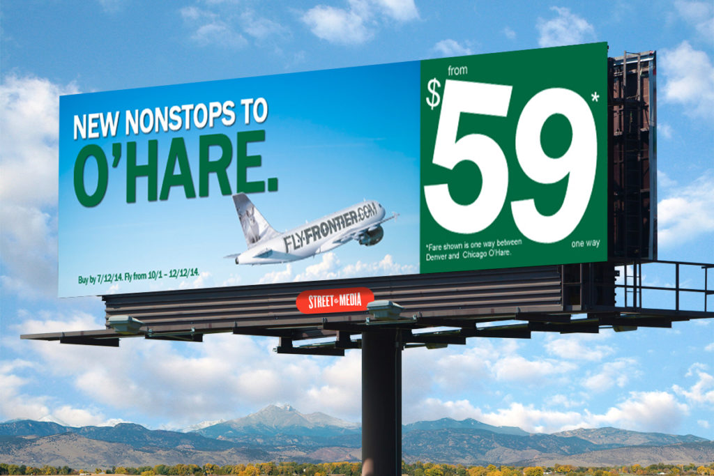 Billboard FrontierAirlines