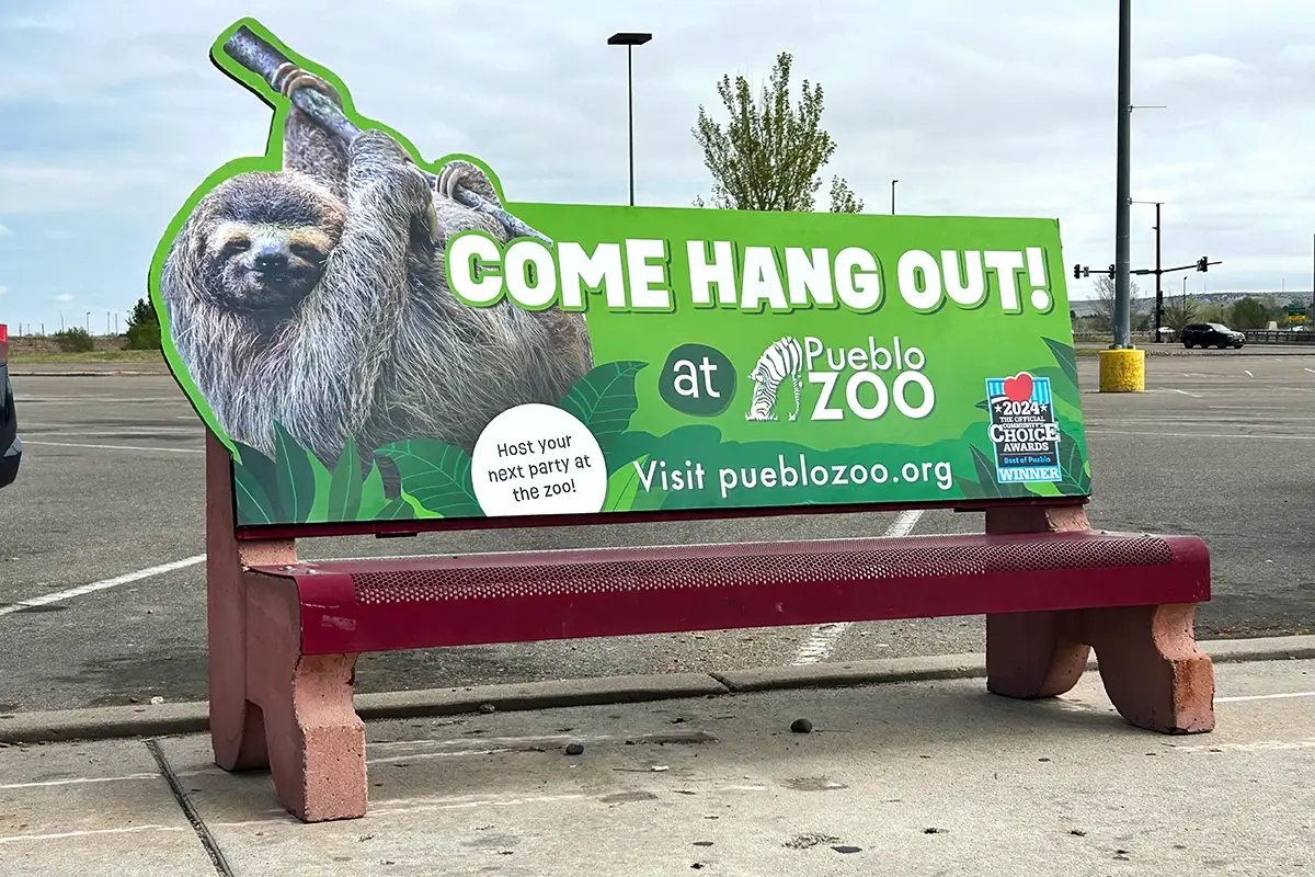 Bench PuebloZoo Sloth B