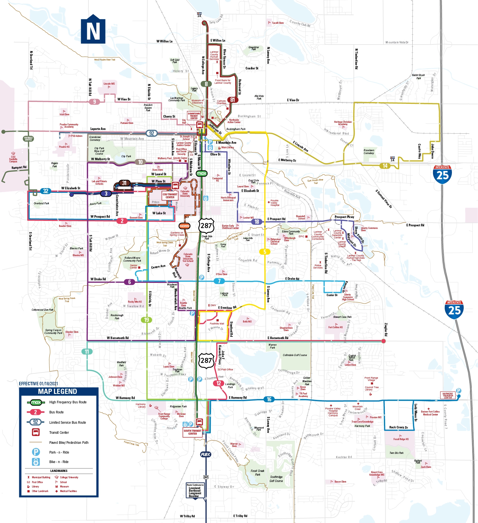 Transfort BusRoute