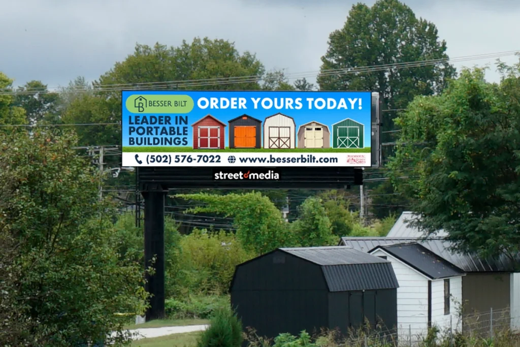 Digital billboard advertising near Louisville Kentucky
