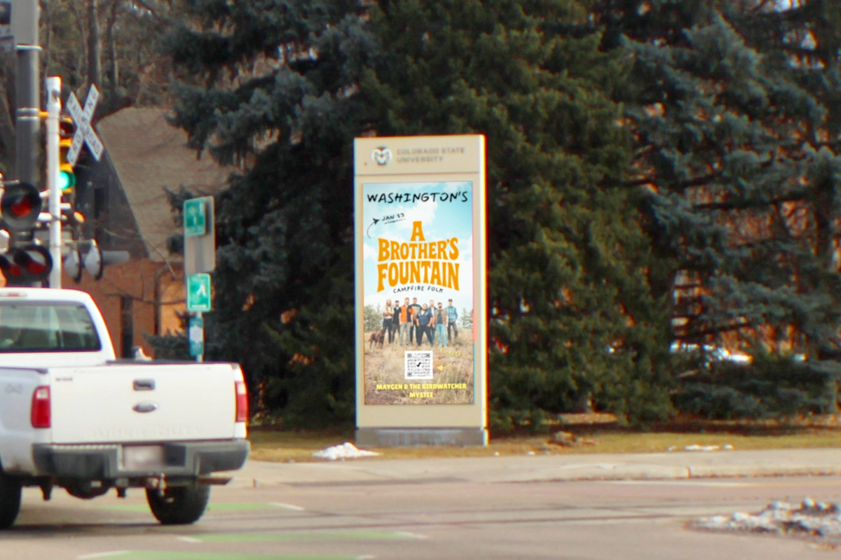 Digital billboard advertising in Fort Collins, Colorado