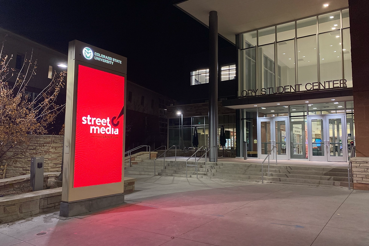 Digital billboard advertising in Fort Collins, Colorado