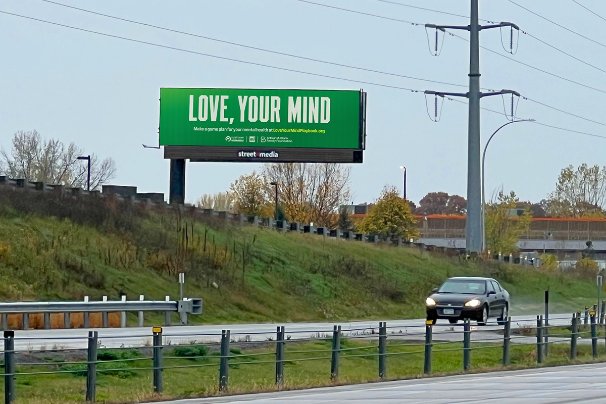 Digital billboard advertising near Minneapolis Minnesota
